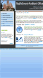 Mobile Screenshot of noblecountyauditor.com